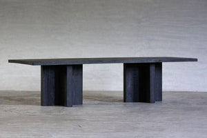 Reclaimed Elm Dining Table - T Style Leg-Organic Restoration-Blue Hand Home