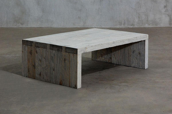 Reclaimed Elm Dovetail Cocktail Table-Organic Restoration-Blue Hand Home