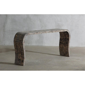 Reclaimed Elm Music Console-Organic Restoration-Blue Hand Home