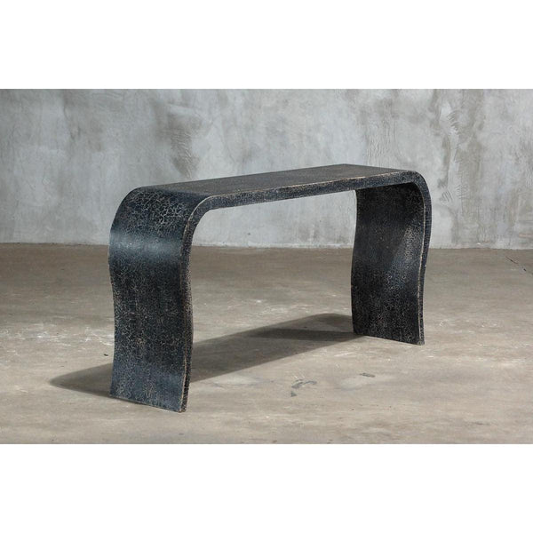 Reclaimed Elm Music Console-Organic Restoration-Blue Hand Home