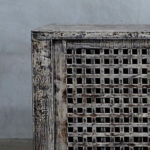 Reclaimed Elm Slatted Buffet-Organic Restoration-Blue Hand Home