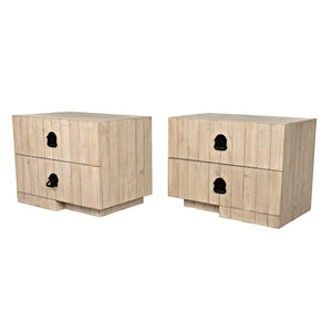 Reclaimed Lumber Nightstand (Left or Right)-CFC Furniture-Blue Hand Home