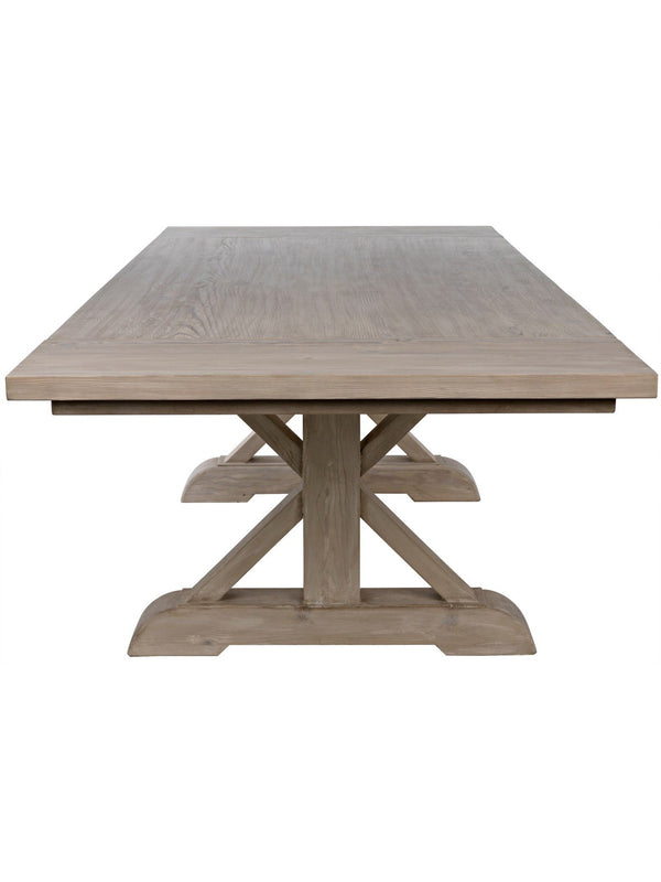 Reclaimed Lumber Rosario Extension Dining Table, 9 Feet-CFC Furniture-Blue Hand Home