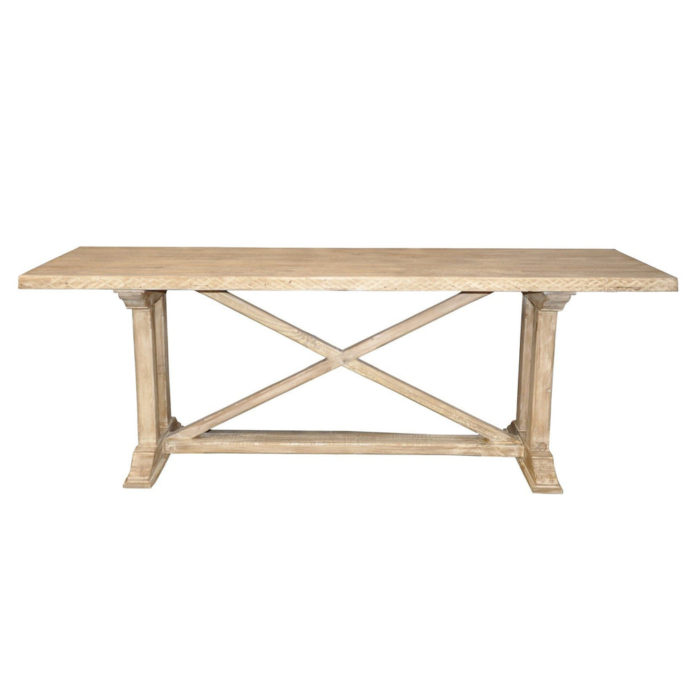 Reclaimed Lumber X-Console-CFC Furniture-Blue Hand Home