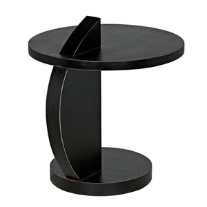Reed Side Table-Noir Furniture-Blue Hand Home