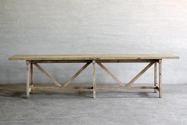 Reedition French Farm Table-Organic Restoration-Blue Hand Home