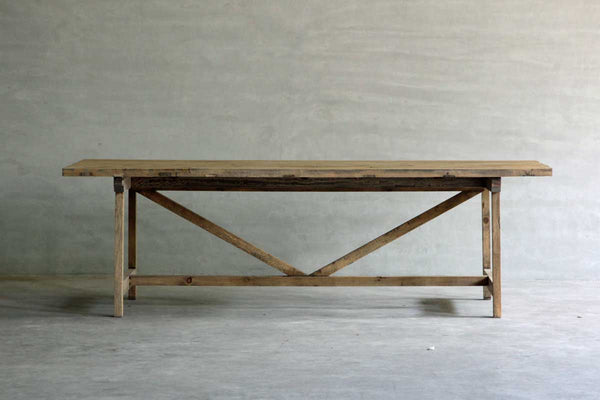 Reedition French Farm Table-Organic Restoration-Blue Hand Home