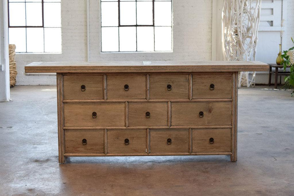 Reedition Gansu Buffet-Organic Restoration-Blue Hand Home