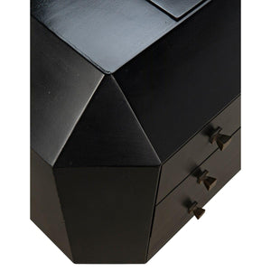 Noir Furniture Rhiana Dresser, Hand Rubbed Black-Noir Furniture-Blue Hand Home