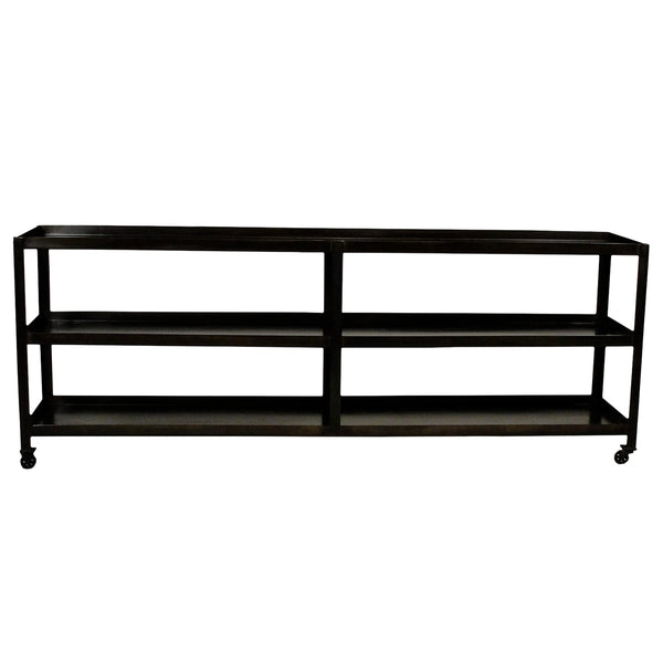 Richard Console w/ shelves and casters-CFC Furniture-Blue Hand Home