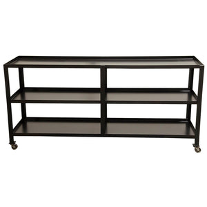 Richard Console w/ shelves and Casters-CFC Furniture-Blue Hand Home