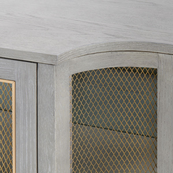 Villa & House - Rene Cabinet, Gray-Bungalow 5-Blue Hand Home