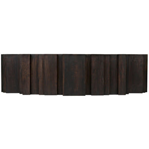 Noir Royce Coffee Table, Ebony Walnut-Noir Furniture-Blue Hand Home