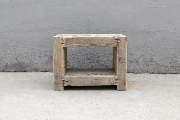 Salvaged Pine Timber Table-Organic Restoration-Blue Hand Home