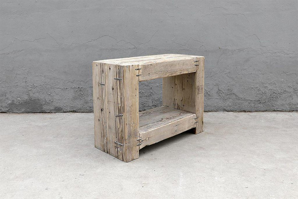 Salvaged Pine Timber Table-Organic Restoration-Blue Hand Home