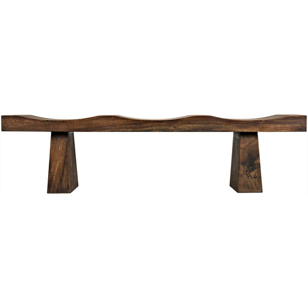 Shibumi Bench, Munggur Wood-Noir Furniture-Blue Hand Home
