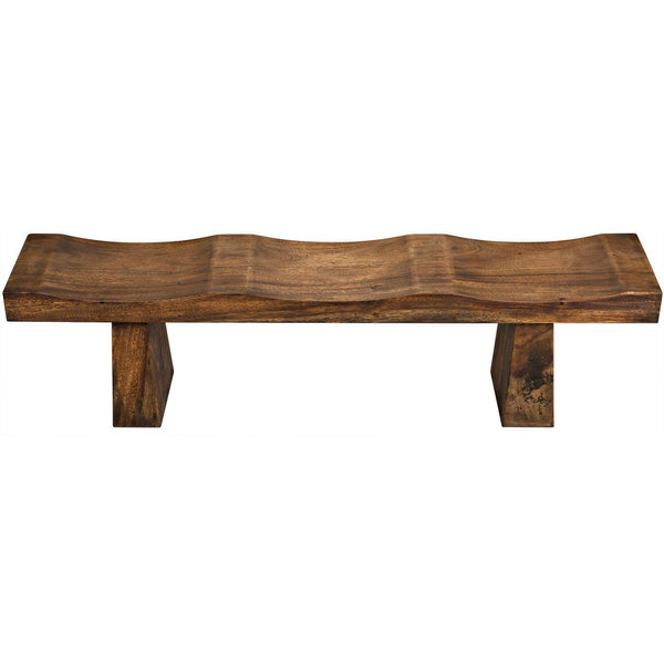 Shibumi Bench, Munggur Wood-Noir Furniture-Blue Hand Home