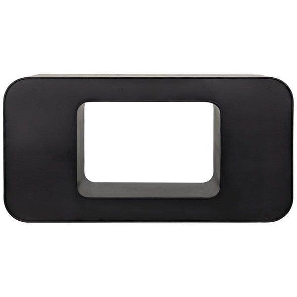 Noir Furniture Shylock Console, Black Metal-Noir Furniture-Blue Hand Home