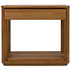 Noir Furniture SL11 Side Table, Gold Teak-Noir Furniture-Blue Hand Home