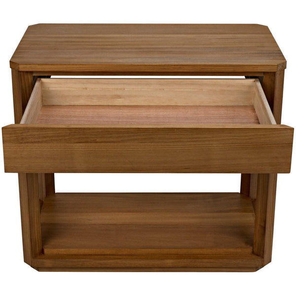 Noir Furniture SL11 Side Table, Gold Teak-Noir Furniture-Blue Hand Home