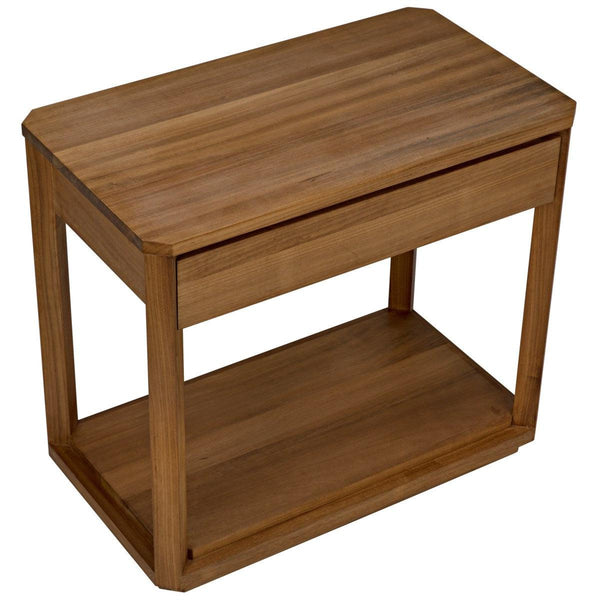 Noir Furniture SL11 Side Table, Gold Teak-Noir Furniture-Blue Hand Home