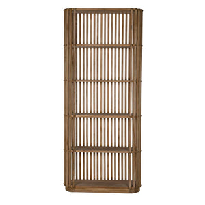 Small Opal Bookcase, Teak-Noir Furniture-Blue Hand Home