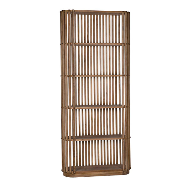 Small Opal Bookcase, Teak-Noir Furniture-Blue Hand Home