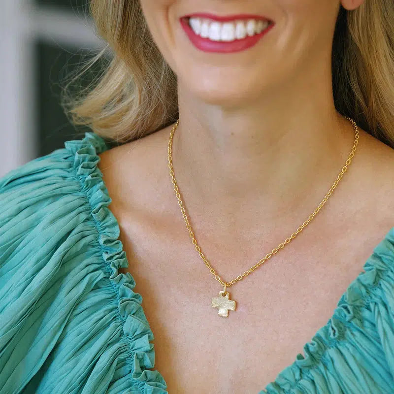 Dainty Cross Necklace-Susan Shaw Jewelry-Blue Hand Home