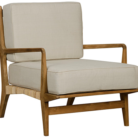 Allister Chair, Teak and Rattan