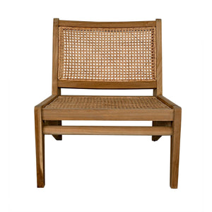 Noir Udine Chair With Caning, Teak-Noir Furniture-Blue Hand Home