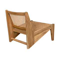 Noir Udine Chair With Caning, Teak-Noir Furniture-Blue Hand Home