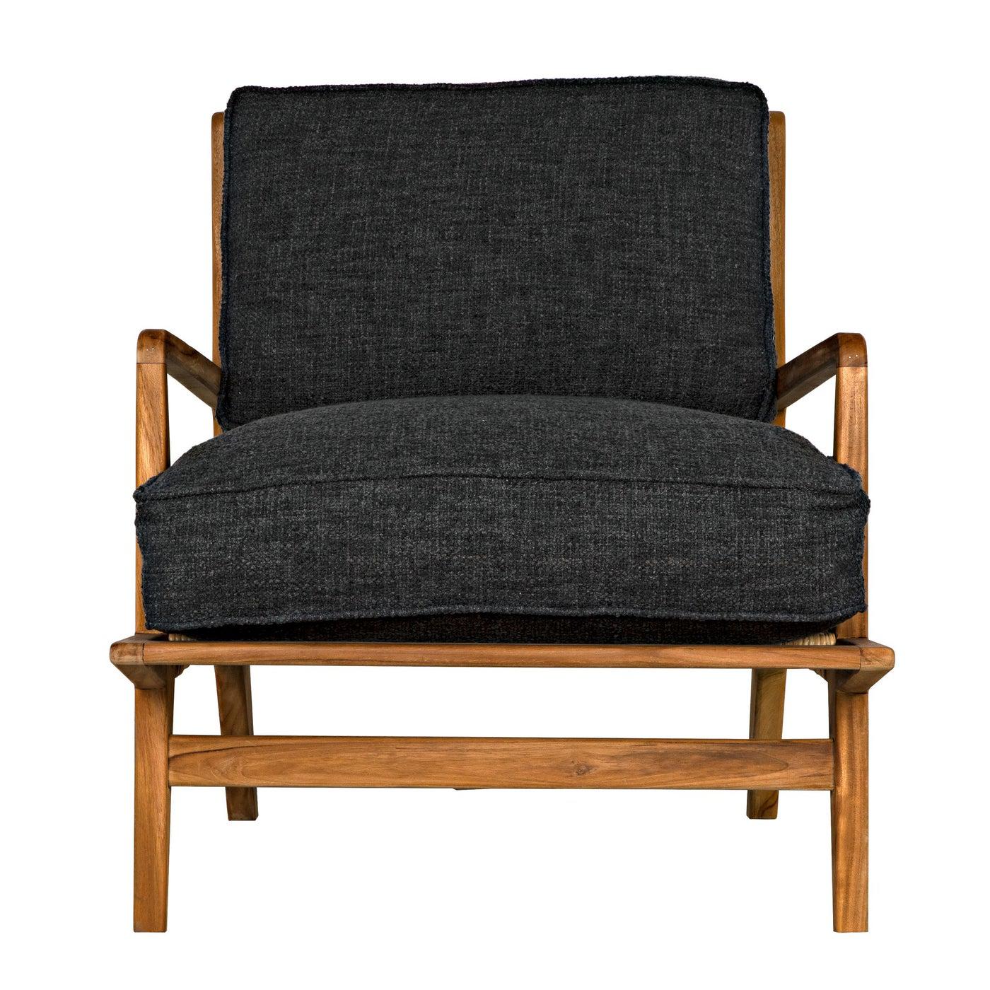 Allister Chair, Gray US Made cushions