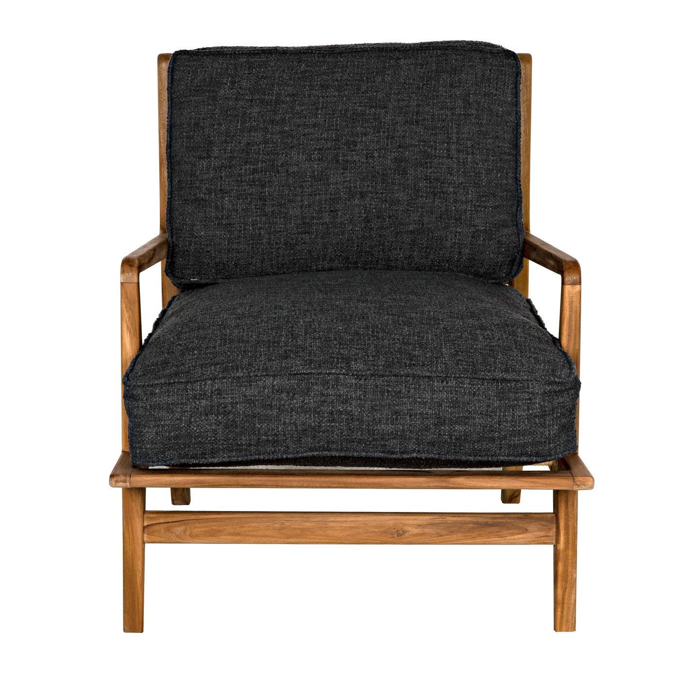 Allister Chair, Gray US Made cushions