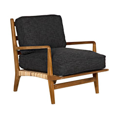 Allister Chair, Gray US Made cushions