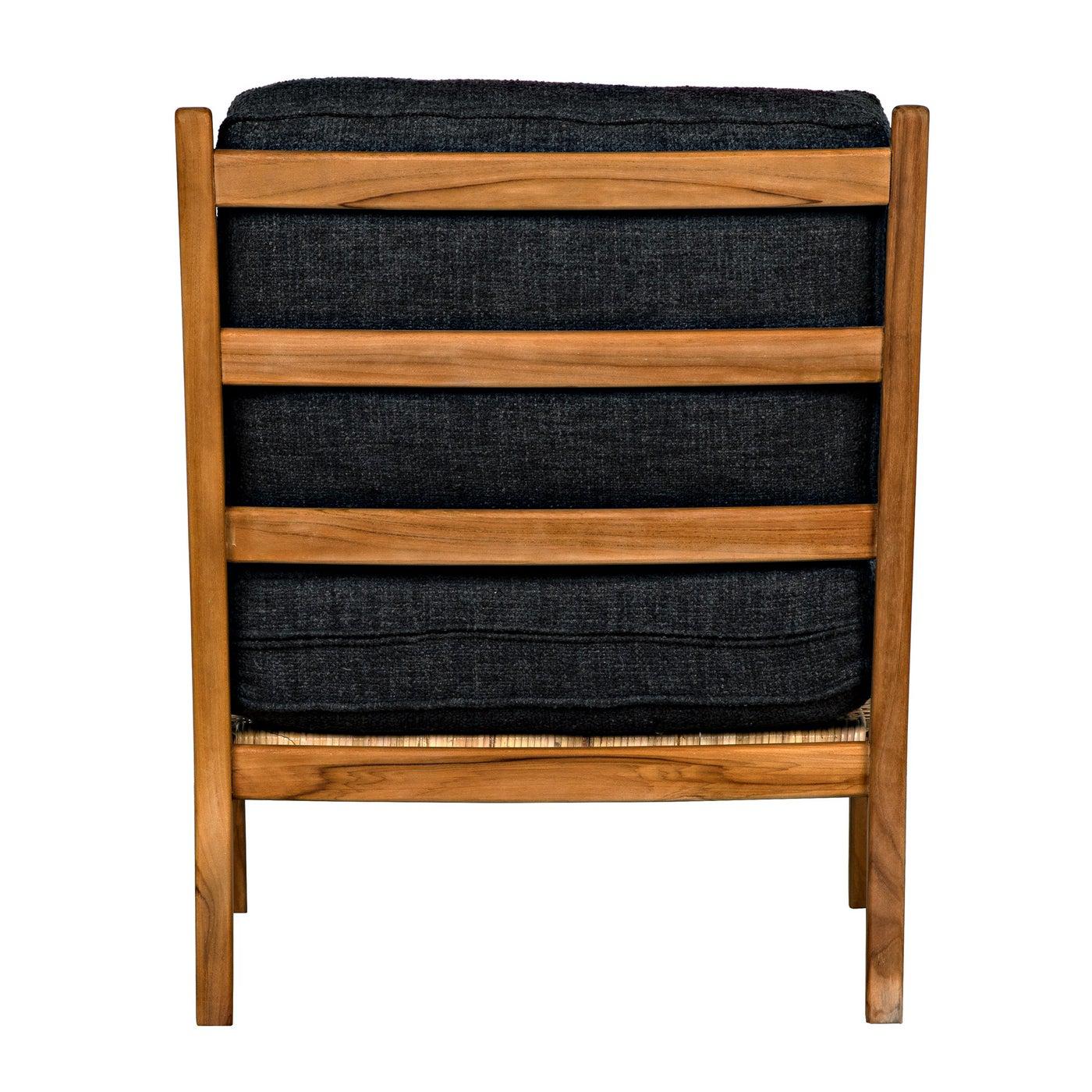 Allister Chair, Gray US Made cushions