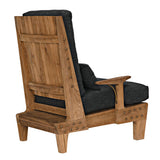 Baruzzi Chair, Teak w/US Made Cushions-Noir Furniture-Blue Hand Home