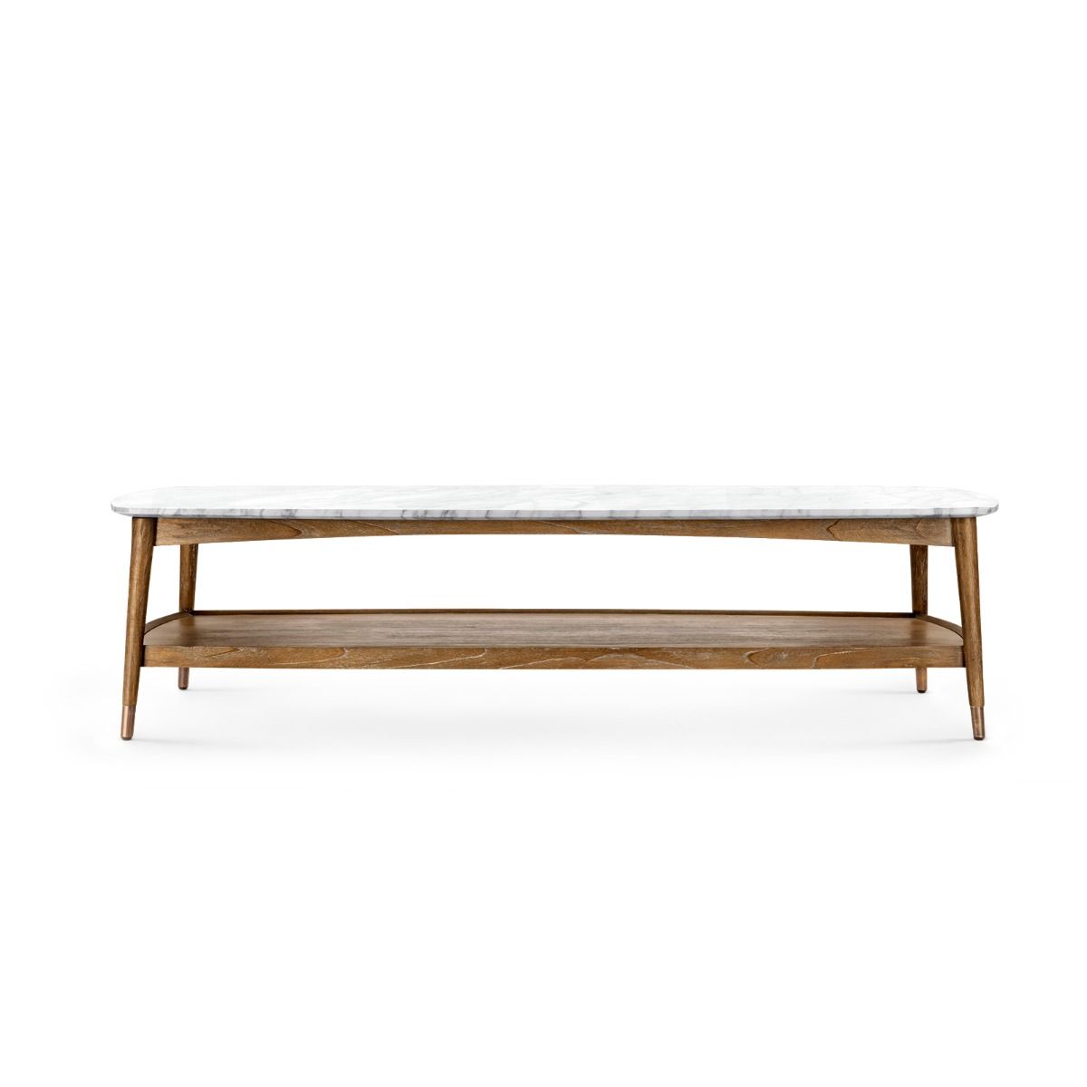 Villa & House - Surfboard Coffee Table, Driftwood-Bungalow 5-Blue Hand Home