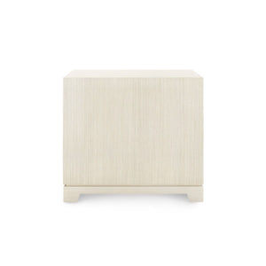 Villa & House - Stanford 3-drawer Side Table, Blanched Oak-Bungalow 5-Blue Hand Home