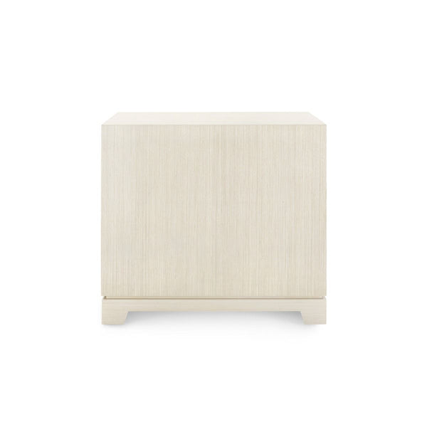 Villa & House - Stanford 3-drawer Side Table, Blanched Oak-Bungalow 5-Blue Hand Home