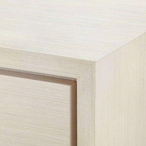Villa & House - Stanford 3-drawer Side Table, Blanched Oak-Bungalow 5-Blue Hand Home