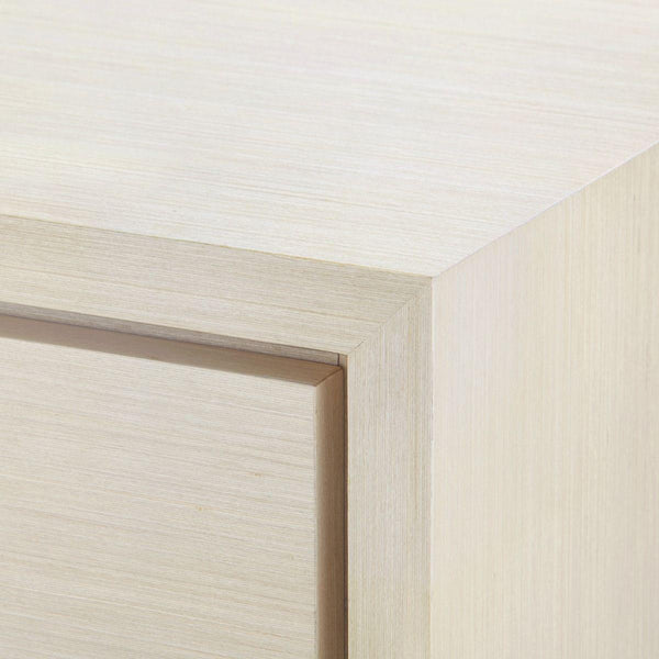 Villa & House - Stanford 3-drawer Side Table, Blanched Oak-Bungalow 5-Blue Hand Home