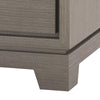 Villa & House - Stanford 3-drawer Side Table, Taupe Gray-Bungalow 5-Blue Hand Home