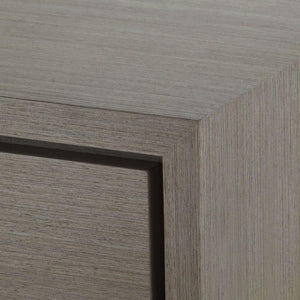 Villa & House - Stanford 3-drawer Side Table, Taupe Gray-Bungalow 5-Blue Hand Home