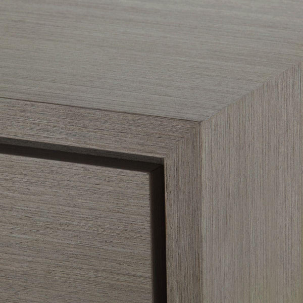 Villa & House - Stanford 3-drawer Side Table, Taupe Gray-Bungalow 5-Blue Hand Home