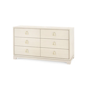 Villa & House - Stanford Extra Large 6-Drawer - Blanched Oak-Bungalow 5-Blue Hand Home