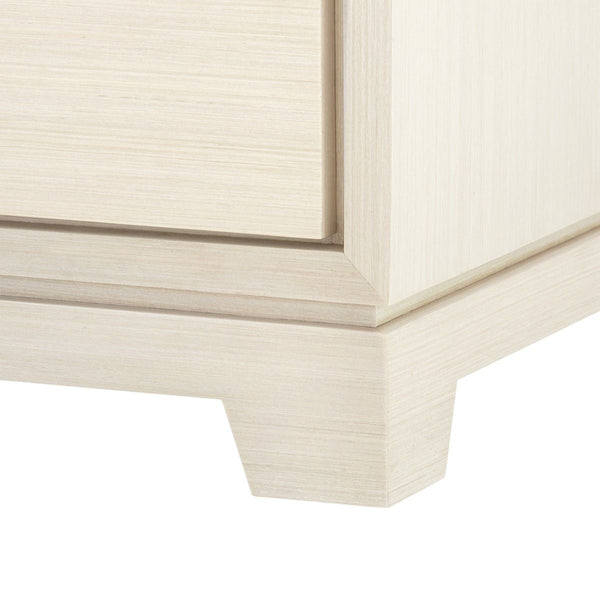 Villa & House - Stanford 3-drawer Side Table, Blanched Oak-Bungalow 5-Blue Hand Home