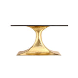 Villa & House - Stockholm Small Oval Table Base, Brass-Bungalow 5-Blue Hand Home