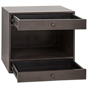 Noir Furniture Sumiko Side Table, Pale-Noir Furniture-Blue Hand Home