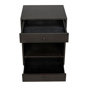 Noir Furniture Small Sumiko Side Table, Pale-Noir Furniture-Blue Hand Home