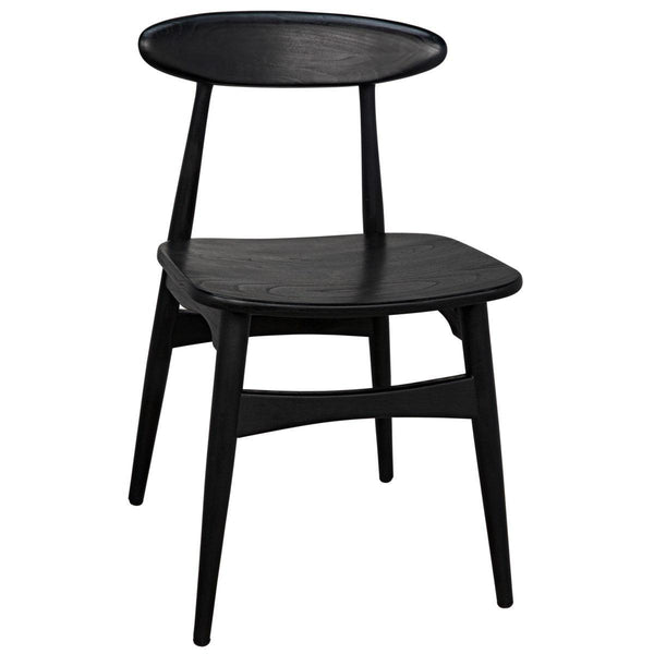 Noir Furniture Surf Chair, Charcoal Black-Noir Furniture-Blue Hand Home